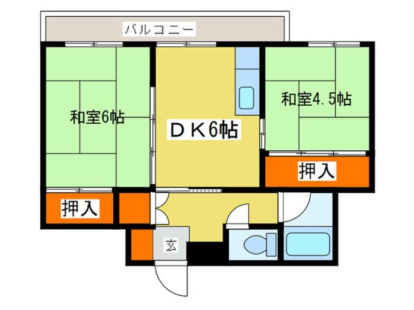 アルファスクエア北１３条の物件間取画像